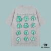 69312715908475d562cd950d GUCCI 2025 Fall Spring-Summer Collection Clover Short Sleeve T-Shirt Premium Quality 270G 32S Double-Yarn Pure Cotton Fabric Loose Fit Unisex