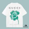 69312734908475d562cd9514 GUCCI 2025 Fall Spring/Summer Collection Clover Short-Sleeve T-Shirt Premium Quality