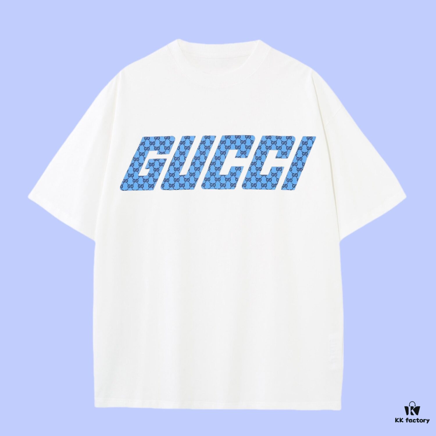 69312811908475d562cd955d GUCCI 2025 Fall Spring/Summer Collection Snake Pattern Logo Short Sleeve T-Shirt, Premium 270G 32s Double-Yarn Pure Cotton Fabric, Relaxed Fit Unisex Design