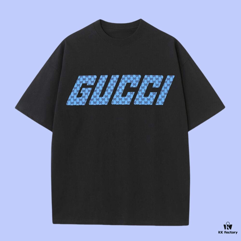 6931282d908475d562cd9565 High-End Quality GUCCI 2025 Fall Spring/Summer Collection Snake Pattern Logo Short-Sleeve T-Shirt, Premium 270G 32-Ne 100% Cotton Double-Yarn Fabric, Relaxed Fit Unisex Design