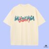 6931284e908475d562cd956f High-End Quality Gucci Collaborative 2025 Fall Spring/Summer Collection Color-Block Logo Short-Sleeve T-Shirt, Featuring Woven Logo Unlike Regular Printing, Crafted from 270G 32-Count Double-Yarn Pure Cotton Fabric with Relaxed Unisex Fit