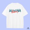 69312884908475d562cd9581 High-End Quality Gucci Collaborative 2025 Fall Spring-Summer Collection Color-Block Logo Short-Sleeve T-Shirt, Distinct from Regular Print, Custom-Woven 270G 32-Count Double-Yarn Pure Cotton Fabric, Loose Fit Unisex Design