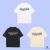 6931288b908475d562cd9583 High-End Quality Gucci Collaborative 2025 Fall Spring-Summer Collection Color-Block Logo Short-Sleeve T-Shirt, Distinct from Regular Print, Custom-Woven 270G 32-Count Double-Yarn Pure Cotton Fabric, Loose Fit Unisex Design