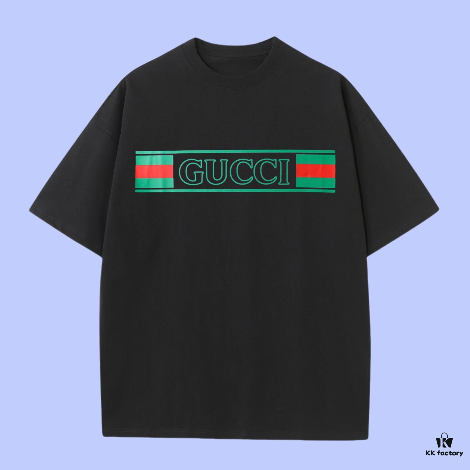 693128da908475d562cd9598 High-End Quality GUCCI 2025 Fall Spring/Summer Collection Logo Short-Sleeve T-Shirt, Premium 270G 32-Count Double-Yarn Cotton Fabric, Distinct from Regular Printed Tees, Relaxed Unisex Fit