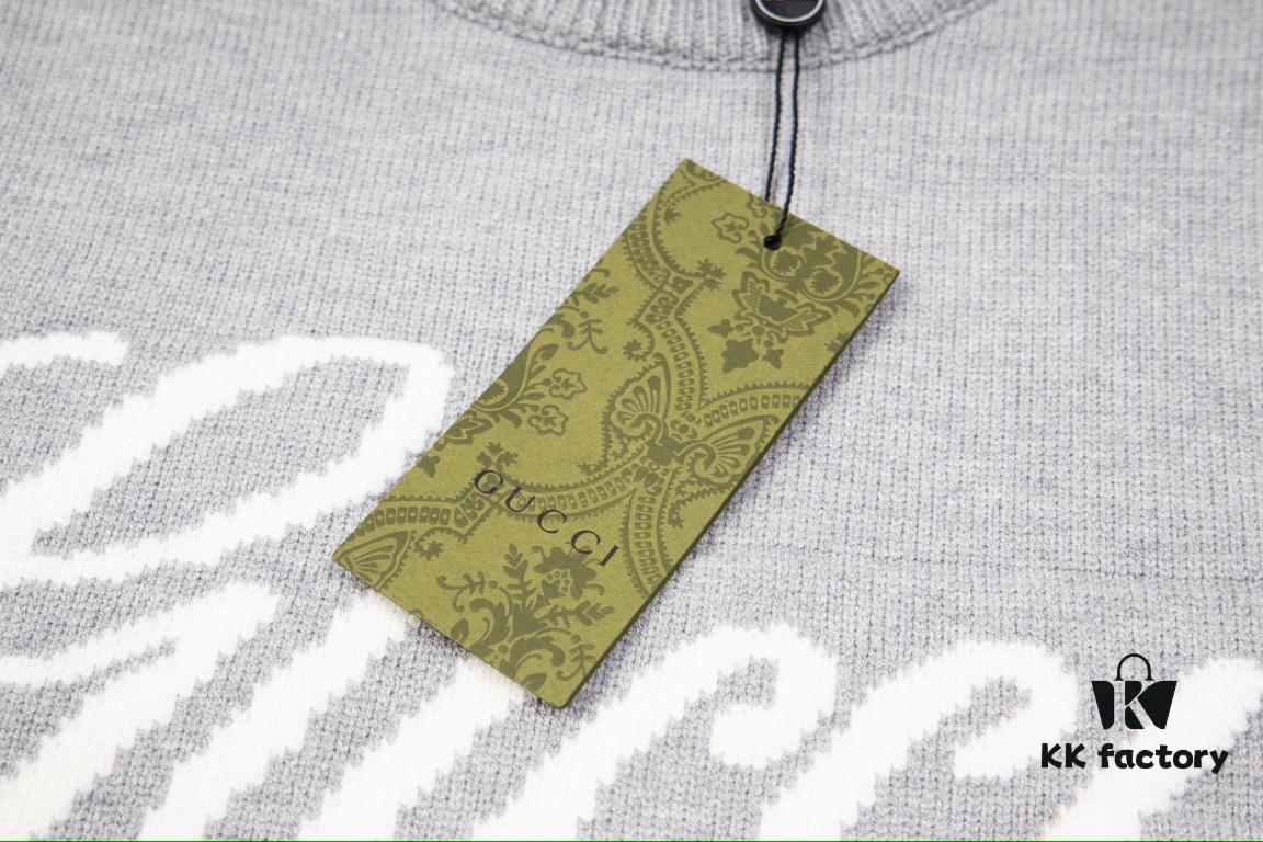 69312a04908475d562cd95cc 24FW SS24 Bestselling GUCCI Crew Neck Jacquard Knitwear - High-Density Wool Blend, Smooth and Soft Fabric, Unisex Design, Premium Quality, Perfect Fit