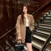 69312a1e908475d562cd95d2 Gucci GUCCI 24FW Double G Jacquard Lapel Long-Sleeve Shirt Jacket