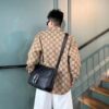 69312a2c908475d562cd95d6 Gucci GUCCI 24FW Double G Jacquard Lapel Long-Sleeve Shirt Jacket