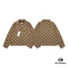 69312a5b908475d562cd95e3 Gucci GUCCI 24FW Double G Jacquard Lapel Long-Sleeve Shirt Jacket