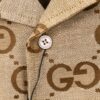 69312a83908475d562cd95ed Gucci GUCCI 24FW Double G Jacquard Lapel Long-Sleeve Shirt Jacket