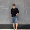 24 Autumn Bestseller GUCCI Black Ribbed Knit Button-Up Cardigan, Unisex High-End Wool Blend, Premium Craftsmanship, Perfect Fit, Smooth and Soft Fabric, Elegant and Stylish