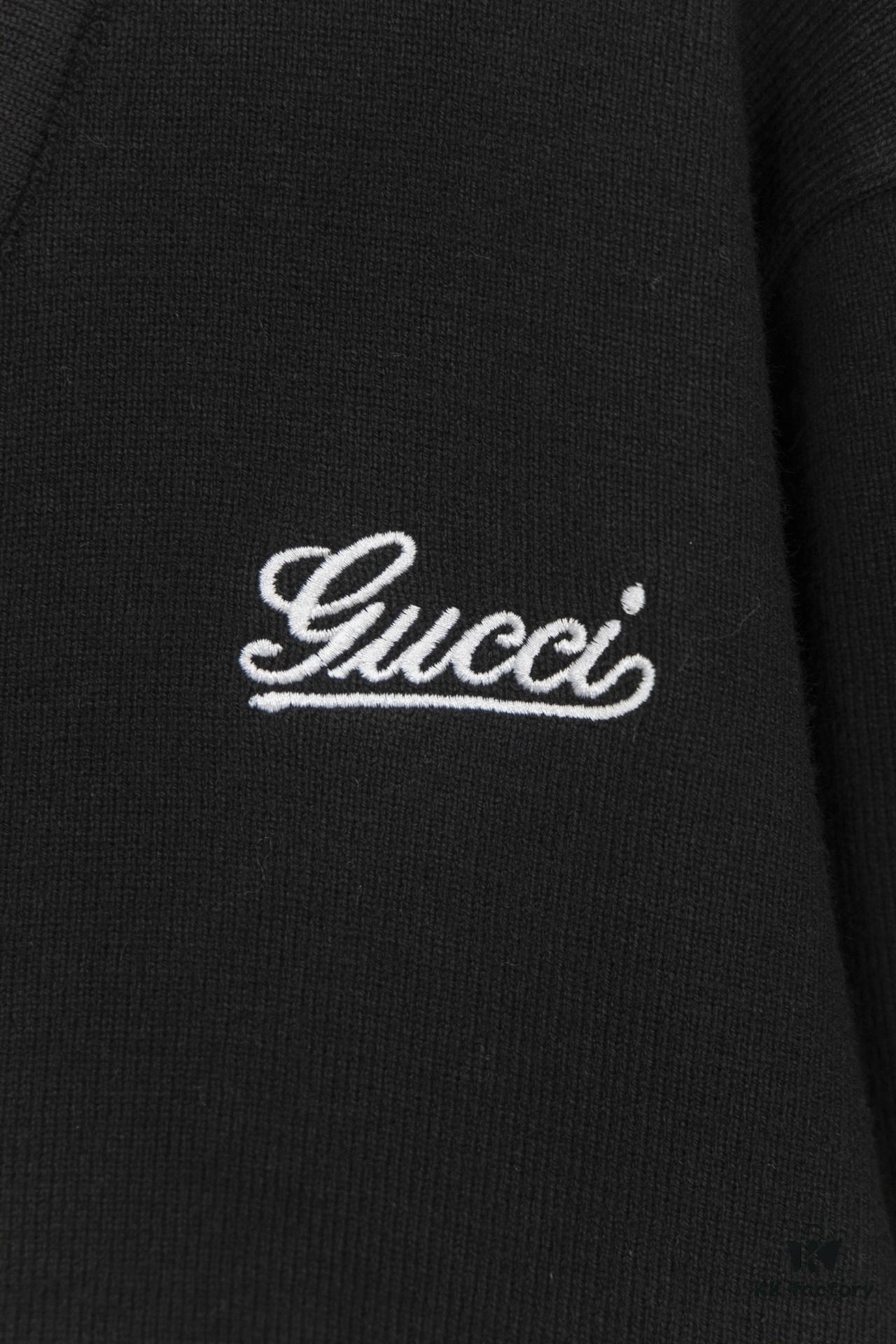 69312aa7908475d562cd95f9 24 Autumn Bestselling GUCCI Black Ribbed Knit Button-Up Cardigan, Unisex High-End Wool Blend, Premium Quality, Smooth and Soft Fabric, Perfect Fit, Fashionable and Stylish Design