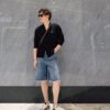 24 Autumn Bestseller GUCCI Black Ribbed Knit Button-Up Cardigan, Unisex High-End Wool Blend, Premium Craftsmanship, Perfect Fit, Smooth and Soft Fabric, Elegant and Stylish
