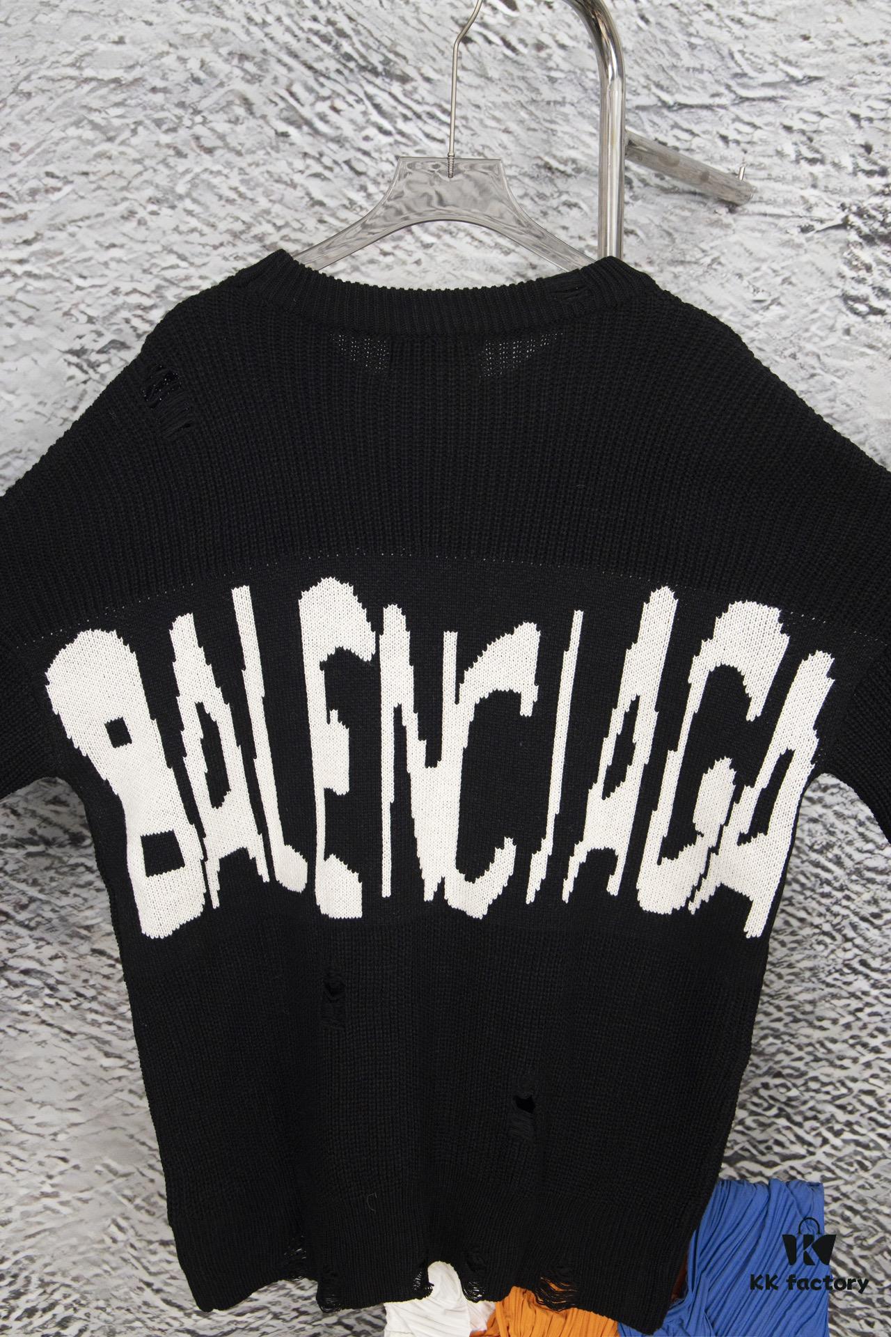 69312adb908475d562cd9607 Gucci x Balenciaga Aria Collection Streetwear Style Knitwear with Graffiti Design - 2022 Winter Fashion Trend