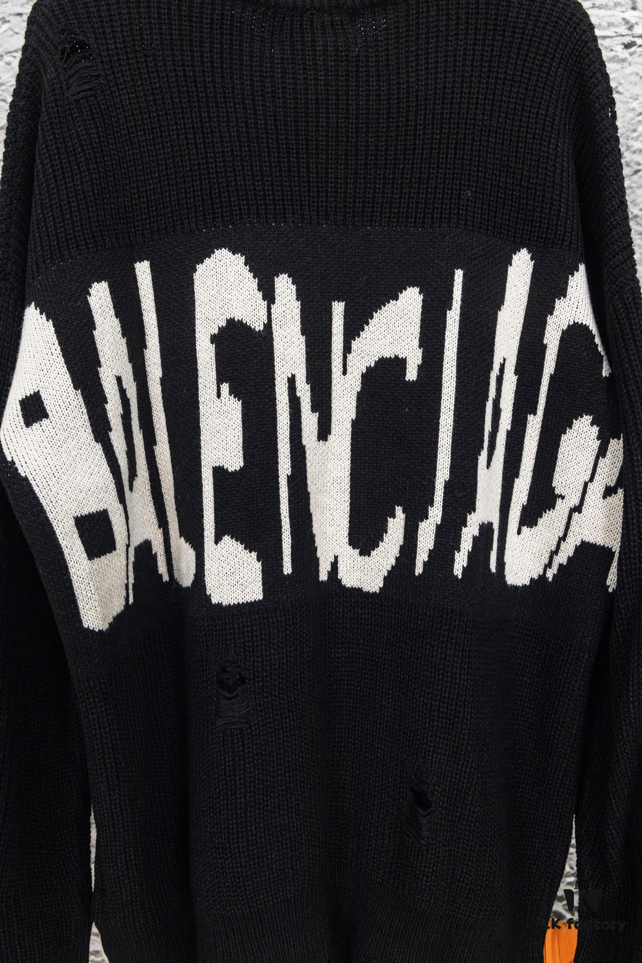 69312ae1908475d562cd9609 Gucci x Balenciaga Aria Collection Streetwear Style Knitwear with Graffiti Design - 2022 Winter Fashion Trend