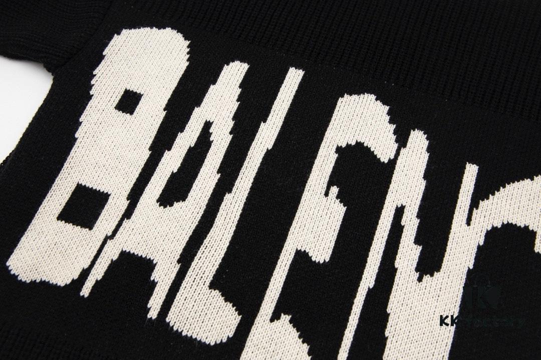 69312afd908475d562cd9614 Gucci x Balenciaga Aria Collection Streetwear Style Graffiti Knit Sweater