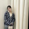 69312b1f908475d562cd961a GUCCI Wool-Blend Knit Polo Collar Cardigan with Double G Logo Unisex