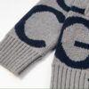 GUCCI Wool-Blend Knit Polo Collar Cardigan with Double G Logo
