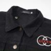 69312bc2908475d562cd9642 GUCCI Embroidered Denim Jacket Unisex Style Y049
