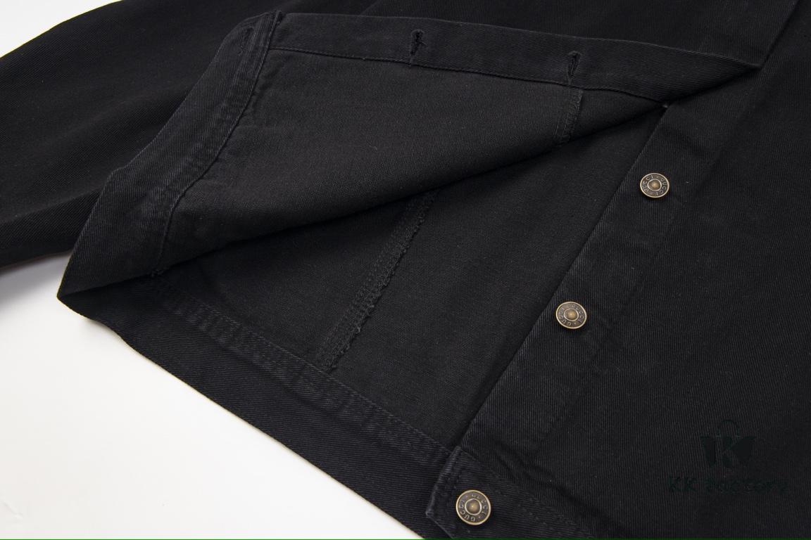 69312bdf908475d562cd964d GUCCI Embroidered Denim Jacket Unisex Style Y049