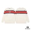 69312c05908475d562cd9659 GUCCI Crew Neck Jacquard Knitwear Unisex Sweater High-Density Wool Blend Soft Skin-Friendly Fit