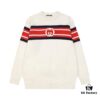 69312c06908475d562cd965a GUCCI Crew Neck Jacquard Knitwear Unisex Sweater High-Density Wool Blend Soft Skin-Friendly Fit