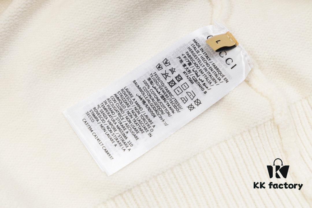 69312c0c908475d562cd965e GUCCI Crew Neck Jacquard Knitwear Unisex Sweater High-Density Wool Blend Soft Skin-Friendly Fit