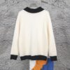 69312cff908475d562cd96ab GUCCI Color-Block Button Knit Coat Made of High-End Wool Material