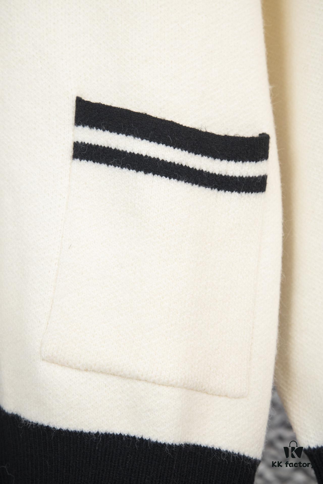 69312d0b908475d562cd96b0 GUCCI Color-Block Button Knit Coat Made of High-End Wool Material