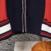 69312d50908475d562cd96ca GUCCI Color-Block Knit Zip-Up Jacket with Quilted Design, High-Density Wool Blend, Unisex Style, Premium Craftsmanship