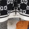 69312daa908475d562cd96e2 GUCCI Color-Block Ribbed Knit Zip-Up Cardigan, Unisex Design, High-Density Wool Blend, Smooth and Soft Fabric, Premium Craftsmanship