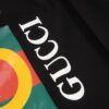 New Gucci Red-Green Double Ring Printed Logo Button-Up Shirt with Plaid Pattern
