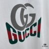 69312e47908475d562cd971d Gucci 2025FW Spring/Summer New Round Neck T-Shirt for Layering or Outerwear, 3D Logo Embossed Slightly Oversized Short-Sleeve Tee Made of 260g Reactive Cotton