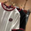 69312e5c908475d562cd9726 Gucc* Gu Family 2025 Spring/Summer New Unisex Couple's Casual Loose Cotton Crew Neck Short Sleeve T-Shirt