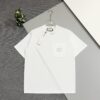 69312efa908475d562cd9762 Gucci Double G Embroidered Pocket Short-Sleeve T-Shirt Classic Versatile Youthful Style