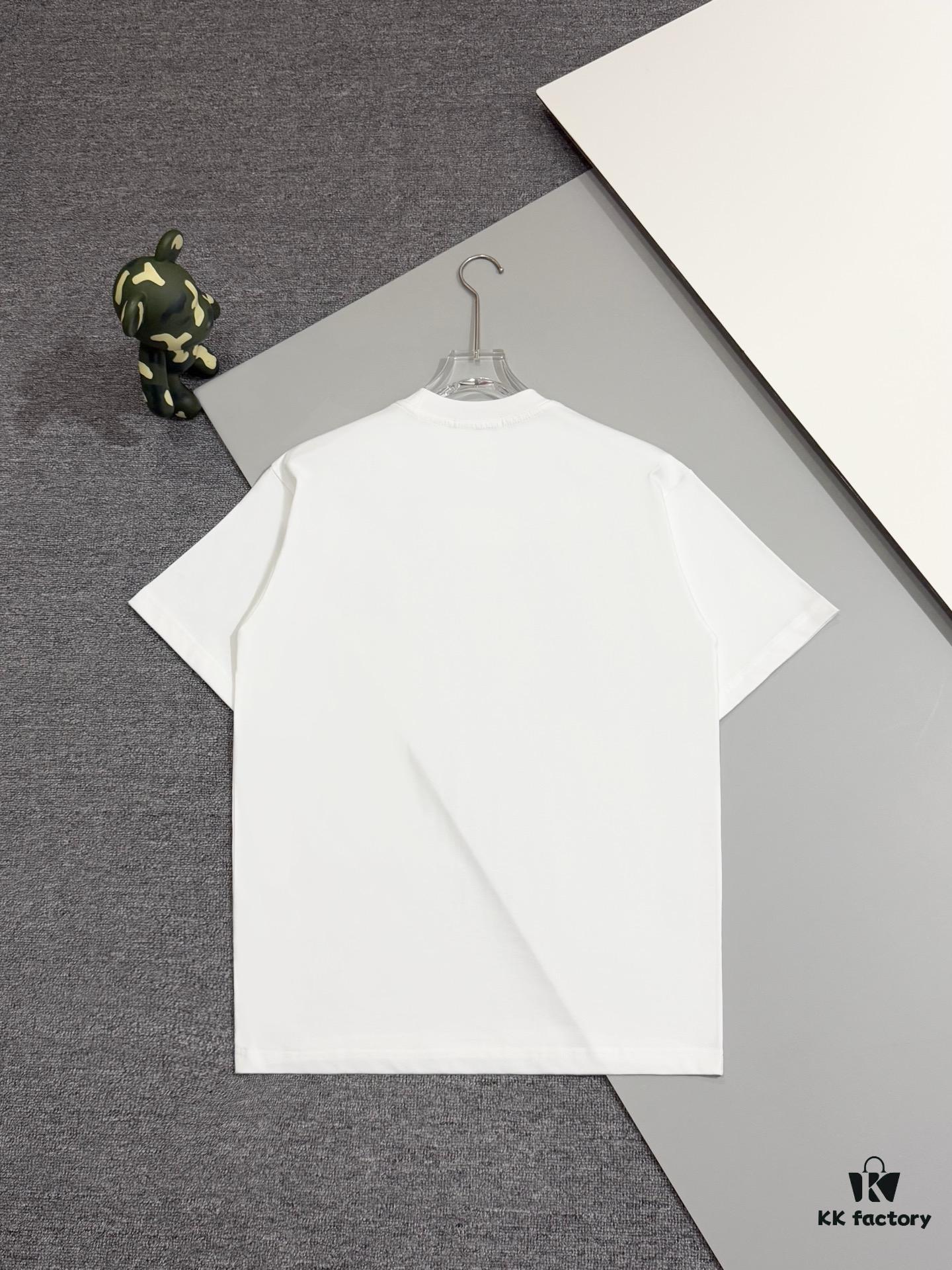 69312f00908475d562cd9764 Gucci Double G Embroidered Pocket Short-Sleeve T-Shirt Classic Versatile Youthful Style