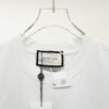 69312f7b908475d562cd977e High-End Gucci Round Neck Short Sleeve T-Shirt with Front and Back Embroidered Logo, Premium 280g Double-Yarn Combed Cotton, Pre-Shrunk Washed Fabric, Unisex Fit, Official Website Detailing, Three Labels Complete