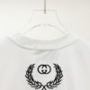 69312f89908475d562cd9782 High-End Gucci Round Neck Short Sleeve T-Shirt with Front and Back Embroidered Logo, Premium 280g Double-Yarn Combed Cotton, Pre-Shrunk Washed Fabric, Unisex Fit, Official Website Detailing, Three Labels Complete