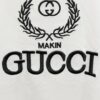 69312f8f908475d562cd9783 High-End Gucci Round Neck Short Sleeve T-Shirt with Front and Back Embroidered Logo, Premium 280g Double-Yarn Combed Cotton, Pre-Shrunk Washed Fabric, Unisex Fit, Official Website Detailing, Three Labels Complete