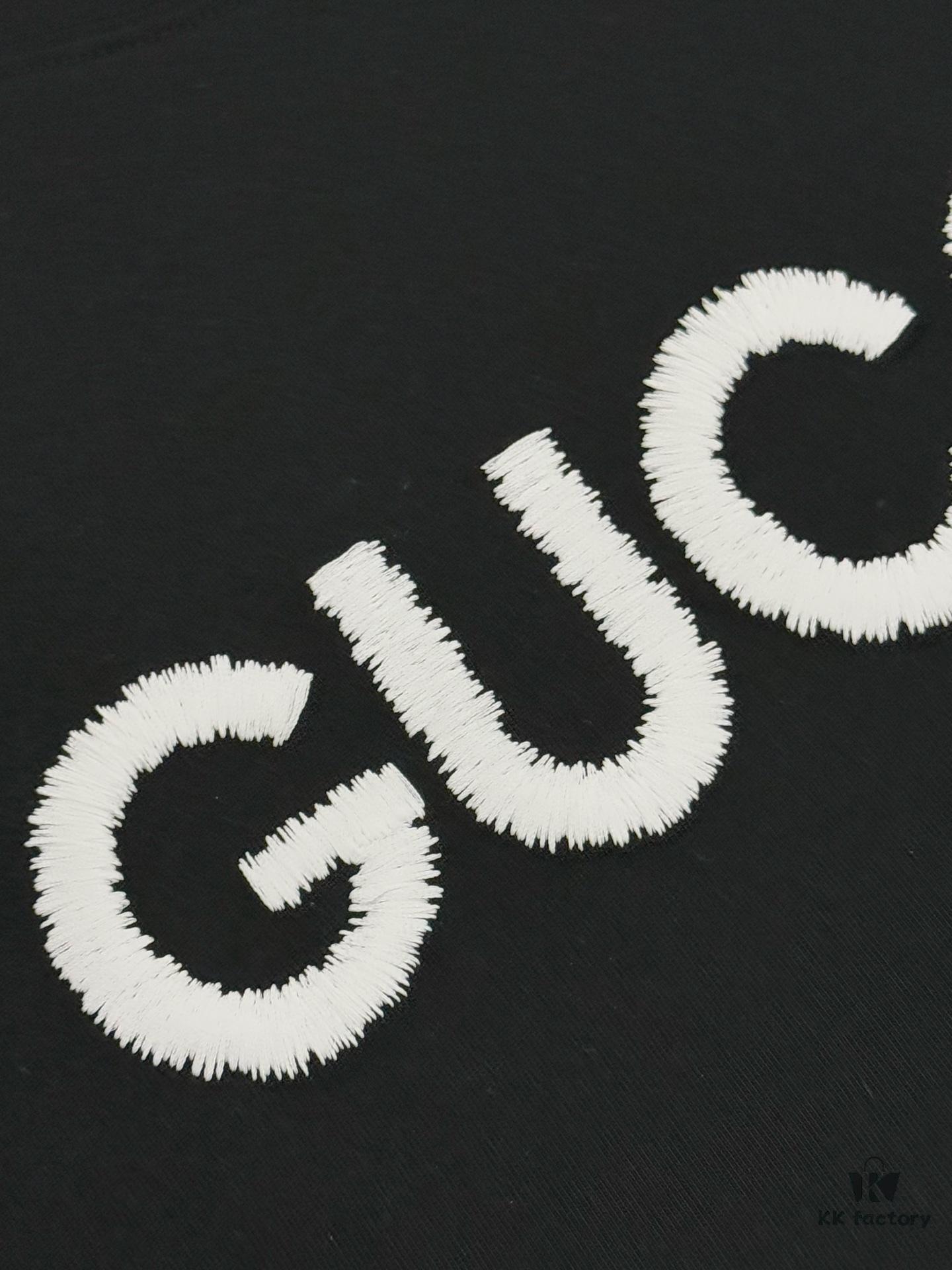 69312ff7908475d562cd9799 High-End Gucci Round Neck Short Sleeve T-Shirt with Front and Back High-Quality Jump Stitch Embroidery, 280g Double-Yarn Heavyweight 100% Combed Cotton, Pre-Shrunk Washed Fabric, No Deformation, Unisex Design with Official Logo Embroidery, Patch on Back, Complete Three Labels, Moisture-Proof Paper Packaging, Distinct from Market Standard Goods, Comfortable Fit with OXS Silhouette