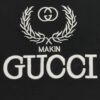69313006908475d562cd979b High-End Gucci Round Neck Short Sleeve T-Shirt with Front and Back High-Quality Jump Stitch Embroidery, 280g Double-Yarn Heavyweight 100% Combed Cotton, Pre-Shrunk Washed Fabric, No Deformation, Unisex Design with Official Logo Embroidery, Patch on Back, Complete Three Labels, Moisture-Proof Paper Packaging, Distinct from Market Standard Goods, Comfortable Fit with OXS Silhouette