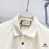69313087908475d562cd97b9 GUCCI Lapel Polo Shirt with Red and Green Logo Belt Design