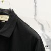69313096908475d562cd97bd GUCCI Men's Polo Shirt with Notched Collar and Red-Green Web Stripe Logo Design