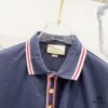 69313115908475d562cd97d8 GUCCI Men's Polo Shirt with Lapel, Embroidered Logo, Color-Block Striped Pocket Design