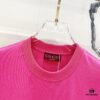 69313139908475d562cd97e2 GUCCI Crew Neck Short Sleeve T-Shirt 320g with Embroidered Double G Logo
