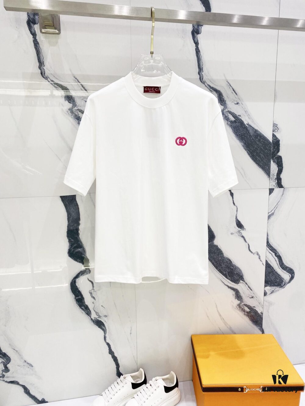 6931313f908475d562cd97e4 GUCCI Crew Neck Short-Sleeve T-Shirt 320g