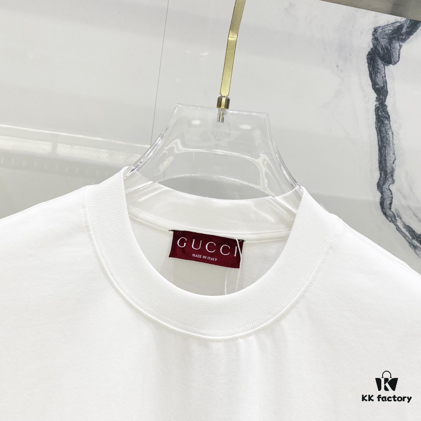 GUCCI Crew Neck Short-Sleeve T-Shirt 320g