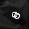 GUCCI Crew Neck Short Sleeve T-Shirt 320g with Embroidered Double G Logo