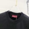 GUCCI Crew Neck Short Sleeve T-Shirt 320g with Embroidered Double G Logo