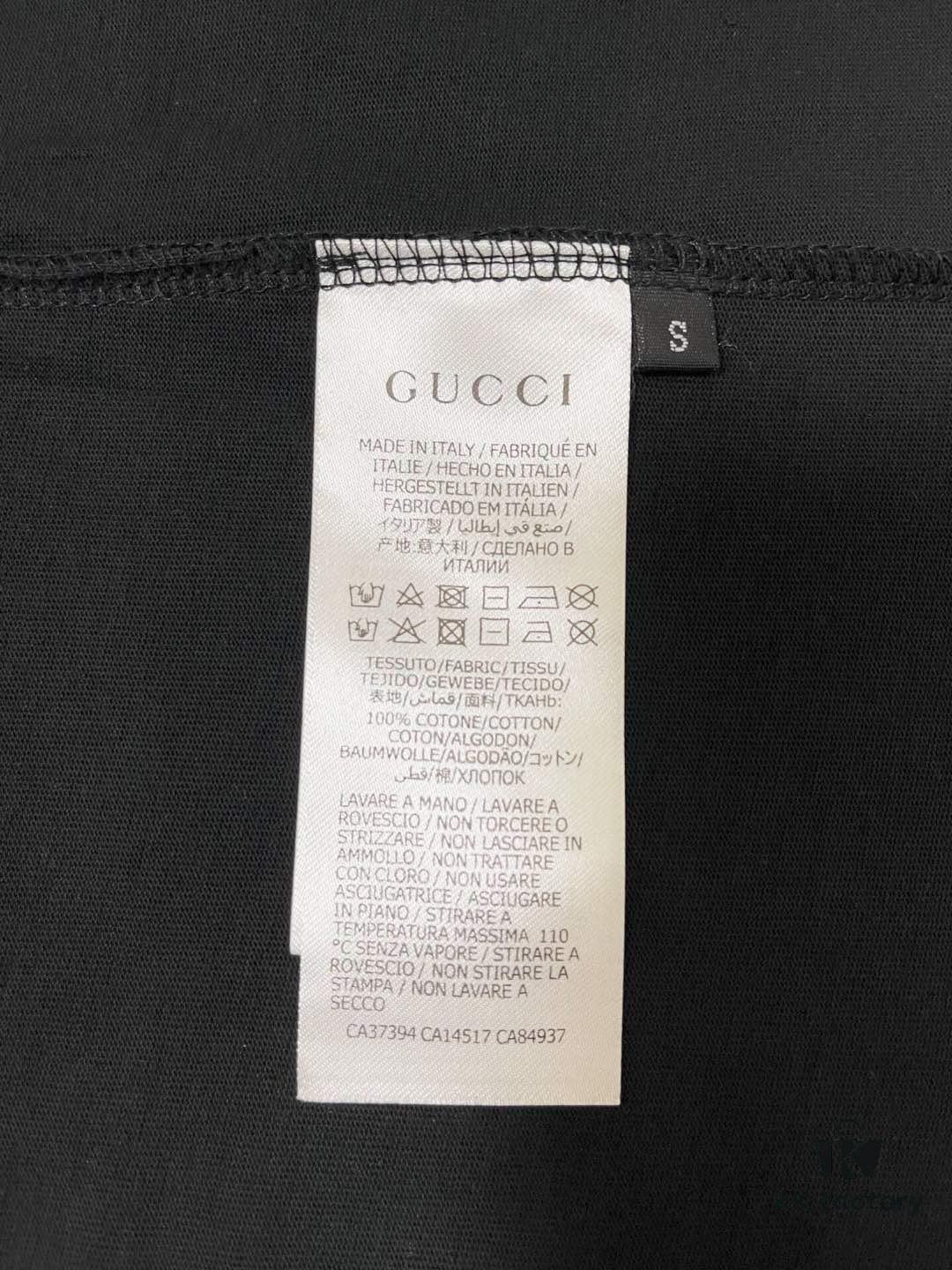6931319e908475d562cd97f9 GUCCI New Arrival Letter Two-Tone Double G Print T-Shirt