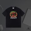 693131e0908475d562cd9805 GUCCI New Arrival Letter Color-Block Printed T-Shirt